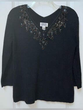 Chico’s Design Embellished Sweater